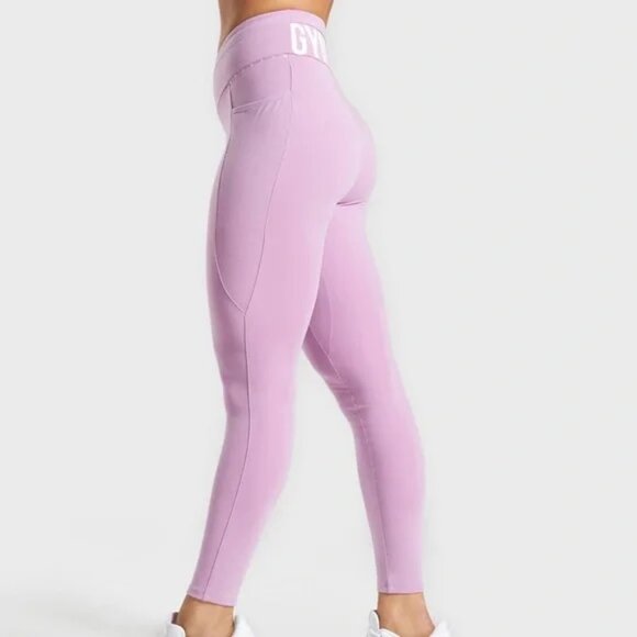 Gymshark Light Purple Recess V Waist Pocket Leggings Womens Size XS - Picture 3 of 11